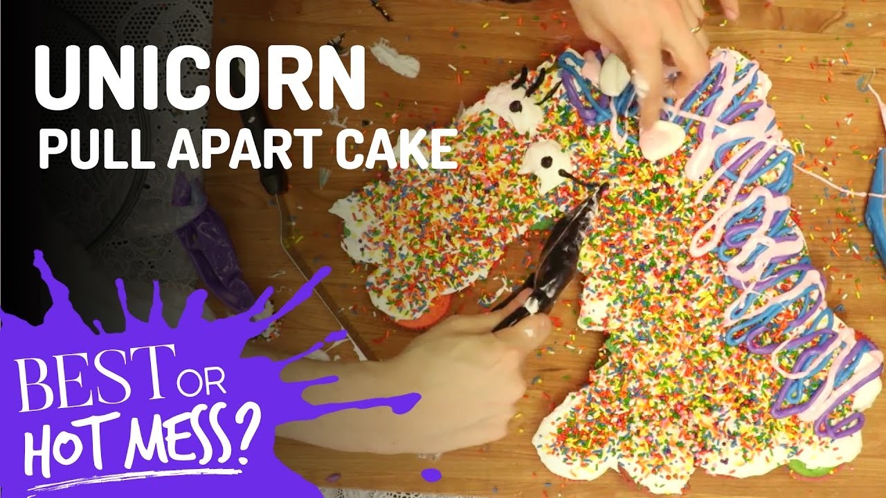 Unicorn Pull Apart Cake