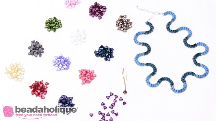 Show and Tell: Czech Glass Emma 3-Hole Triangle Beads