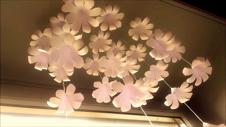 Simple Home Decor - Dangling Flowers - Handmade Decoration