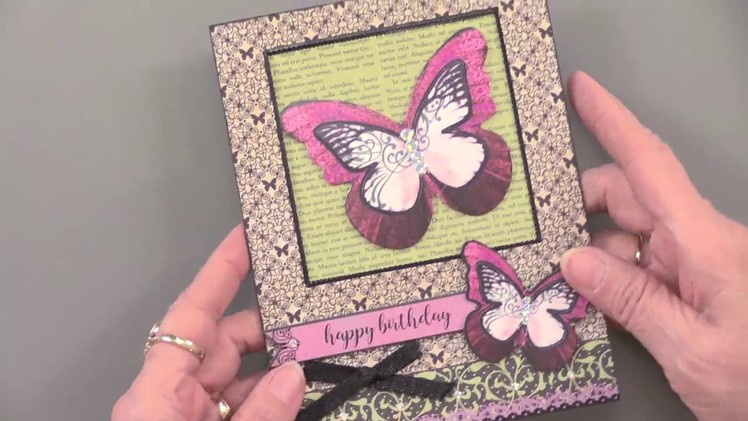 Spring Look 2017: Romantic & Watercolor Butterfly Artful Card Kits - Paper Wishes Weekly Webisodes