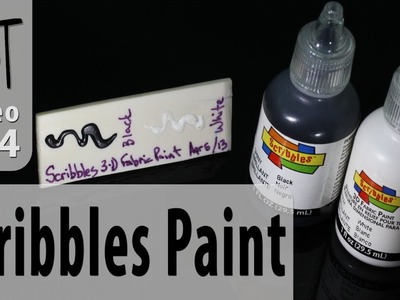 Testing Scribbles 3D Fabric Paint on Polymer Clay