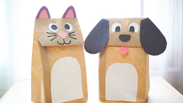 [Torywell Craft] 002 Paper bag pet | 종이봉투 애완동물 만들기 | Paper Craft