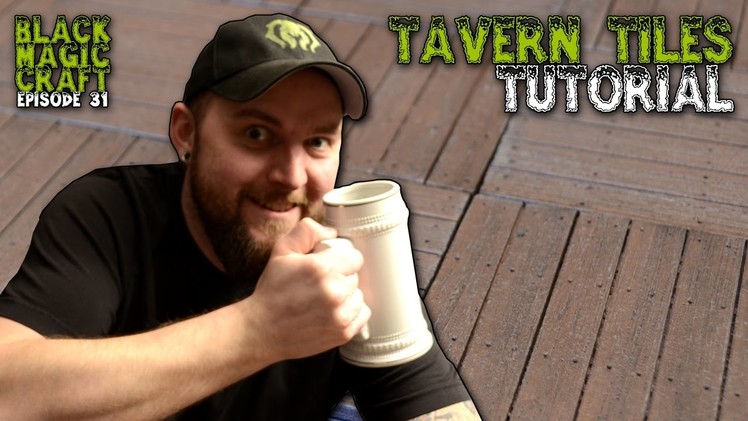 Wood Floor Tavern Tiles For D&D Tutorial (Black Magic Craft Episode 031)