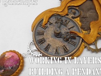Working in Layers Building a Polymer clay Pendant tutorial