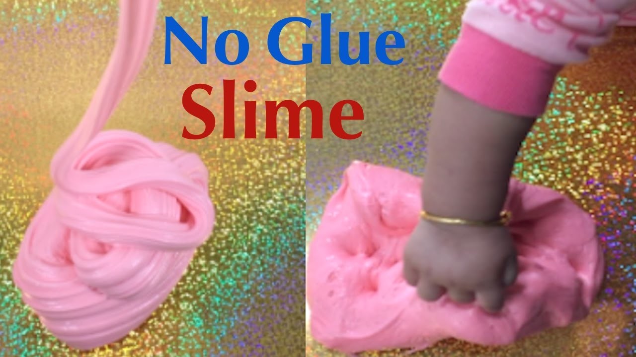 DIY Fluffy Slime Without Glue Borax Baking Soda Hand Soap Or Liquid 