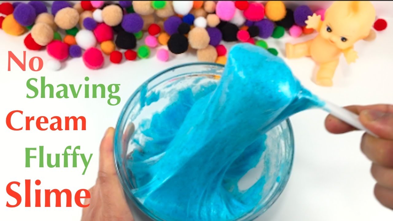 how to make fluffy slime without glue and activator