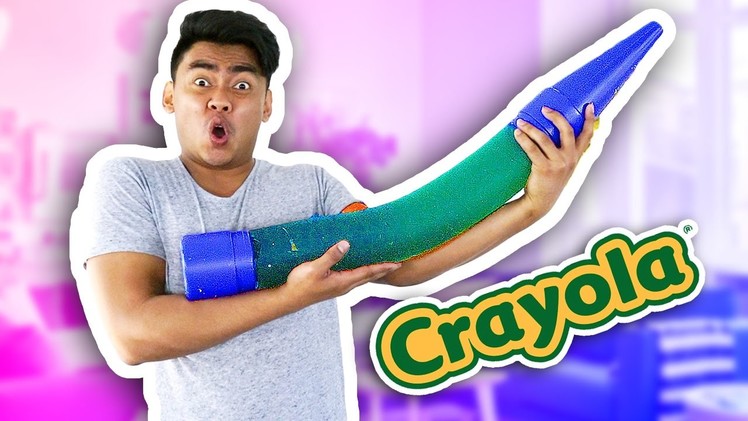 DIY GIANT GUMMY CRAYON!