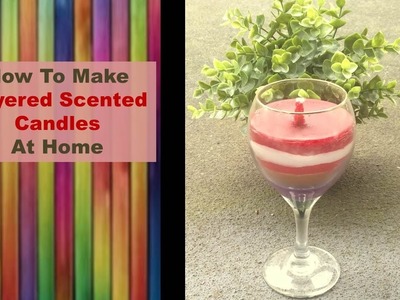 DIY how to make scented candles at home