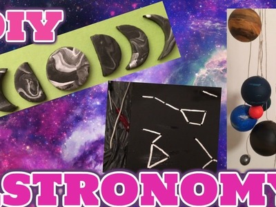 DIY ROOM DECOR FOR ASTRONOMY LOVERS | Easy Space room decor ideas