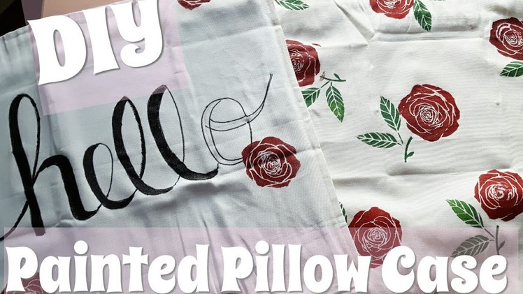 DIY Test: Painted Pillowcase
