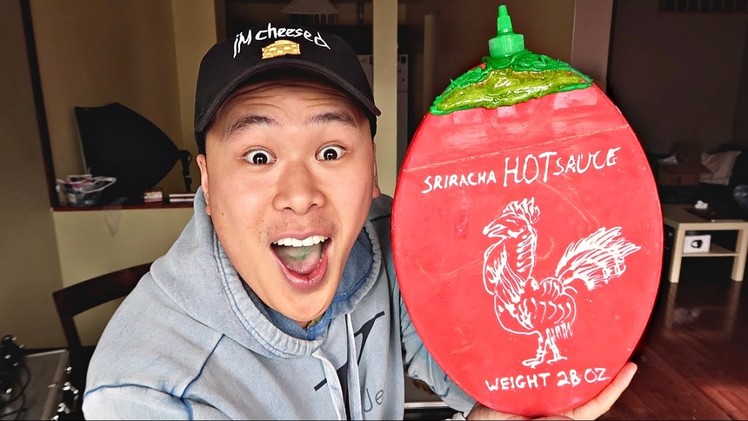 GIANT CHOCOLATE SRIRACHA EGG!! (100+ LBS)