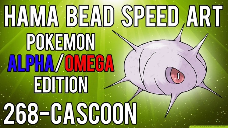 Hama Bead Speed Art | Pokemon | Alpha.Omega | Timelapse | 268 - Cascoon