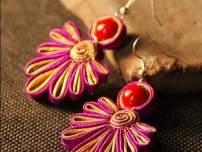 Handmade cloth earrings