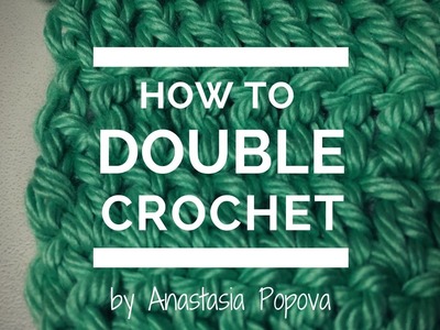How to Double Crochet and Double Crochet in Rows
