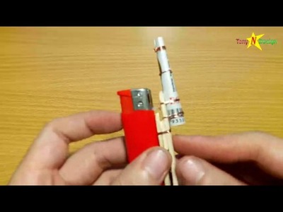 How to make a Hot Glue Gun by Lighter   Easy Handmade