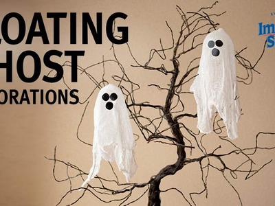 How to Make Floating Ghost Decorations