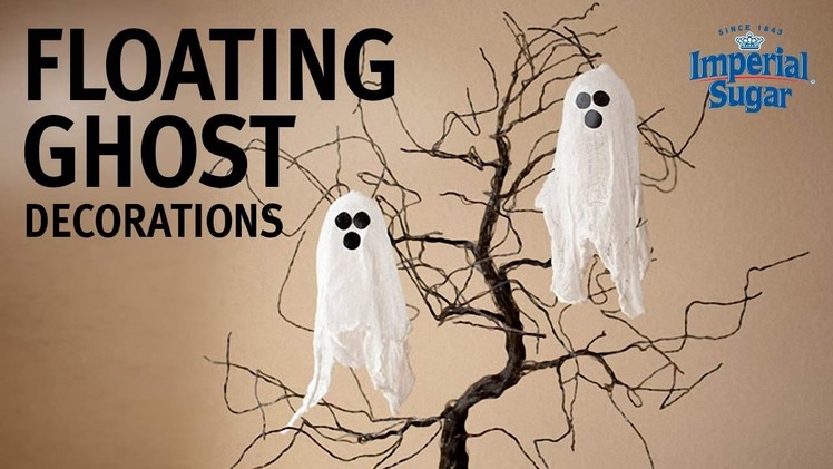 How to Make Floating Ghost Decorations