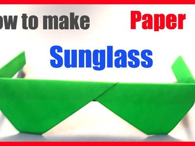 How To Make Origami Paper Sunglass || Paper Toys Tutorial & Craft Ideas By Art Collection