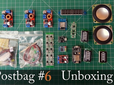 Postbag #6 Speaker DIY Kit | NodeMCU | Lithium Battery Charge indicator | 4S BMS Board