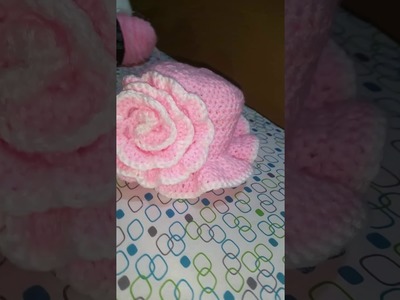 Crochet Baby Girl Hat With A Bow