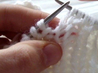 Diamond Knit Hat Tutorial - How to increase from the purl stitch
