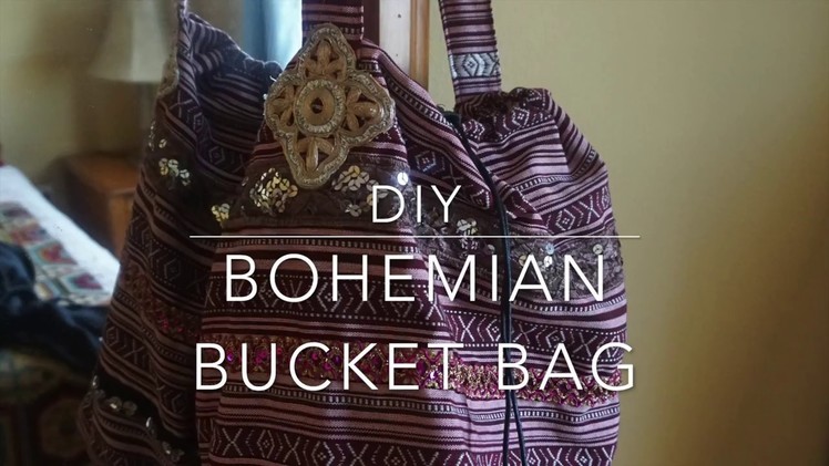 DIY Bohemian Bucket Bag