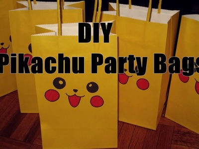 DIY || Pikachu Party Bags