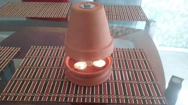 How to make a clay or flower pot heater