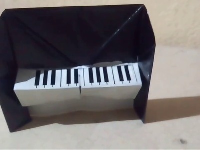 How to make a PAPER PIANO ! (Easy Tutorial)