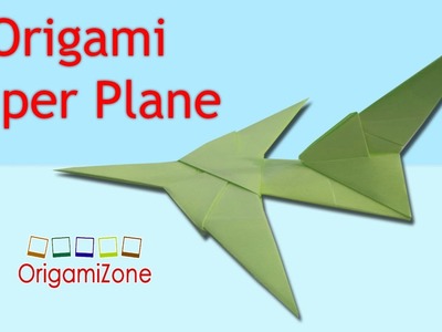 How to make an Paper Plane | How to make Origami Airplane | Origami Paper Plane || OrigamiZone