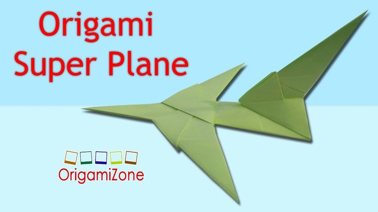 How to make an Paper Plane | How to make Origami Airplane | Origami Paper Plane || OrigamiZone