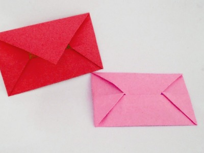 How to make Origami envelope No Glue