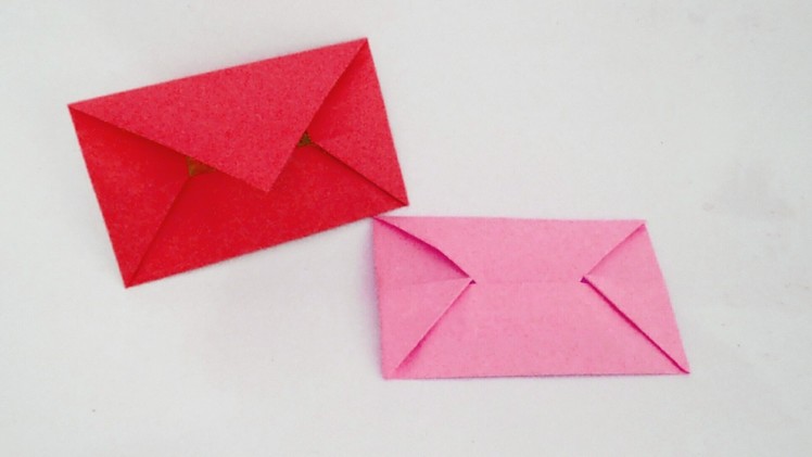 How to make Origami envelope No Glue