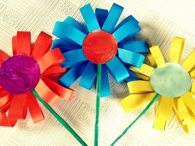 How to Make Paper Flowers For Kids