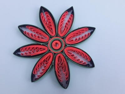 How to make Quilling Flowers using a hair comb by art life