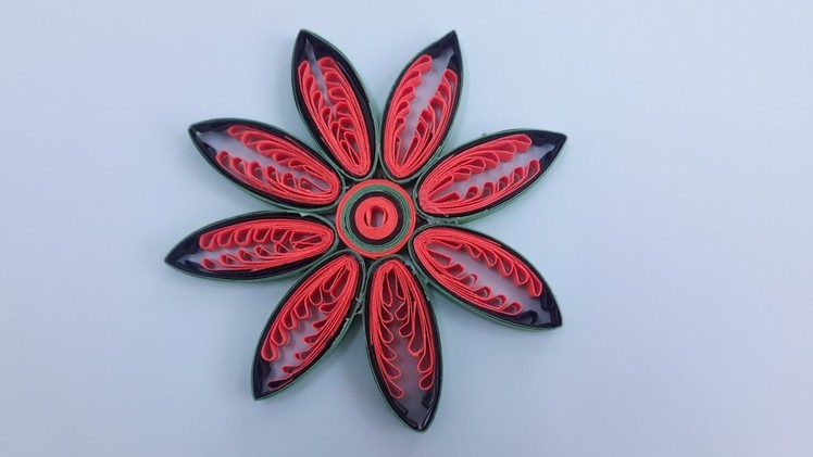 How to make Quilling Flowers using a hair comb by art life