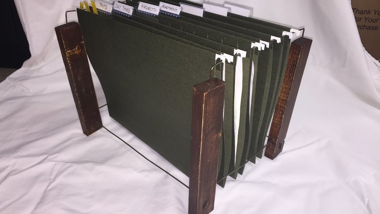LIFEHACK: How To Build a SIMPLE and CHEAP DIY Hanging File Folder Frame