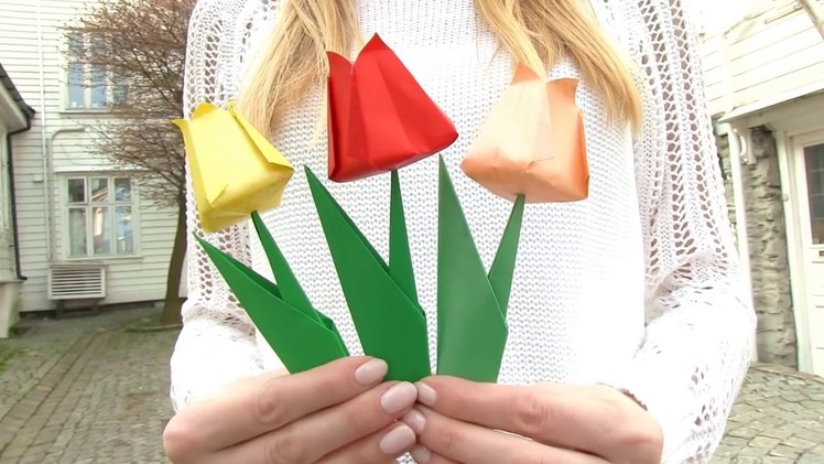Origami Flower   Easy Paper Flowers!
