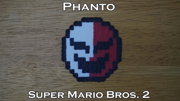 Phanto - Super Mario Bros. 2 (Perler Bead - Time Lapse)