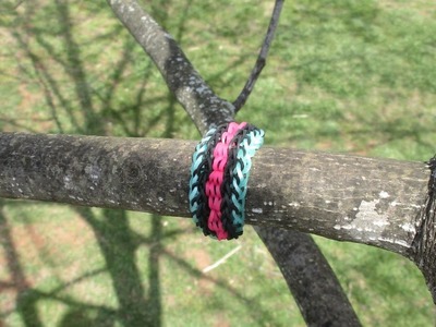 Rainbow Loom.Hook Tutorial: The Woven Zebra Bracelet