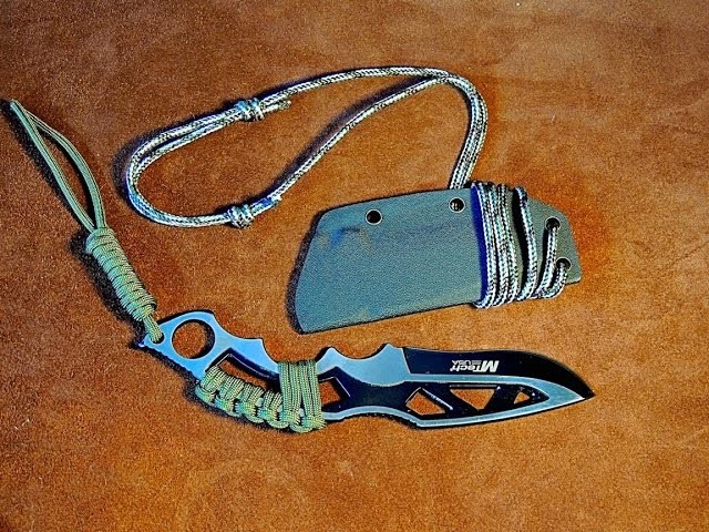 Adjustable Neck Knife Lanyard Paracord How to Tie Tutorial ????