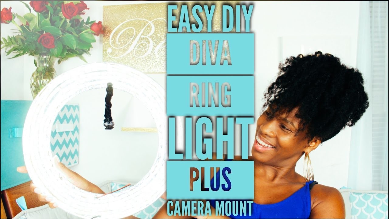 BEST DIY diva ring light plus stand mount, under $30