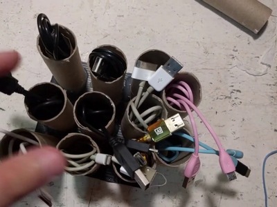 Budget DIY Cable Organizer