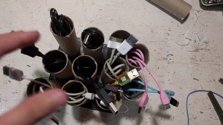 Budget DIY Cable Organizer