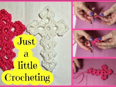Crocheting a cross ~tutorial. 