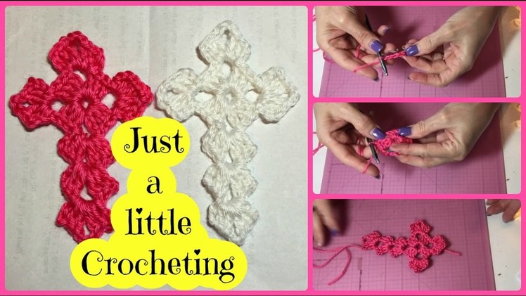 Crocheting a cross ~tutorial. 