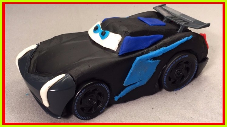 Disney Cars 3 Jackson Storm DIY Play Doh Next Generation Piston Cup Racer Disney Pixar Cars