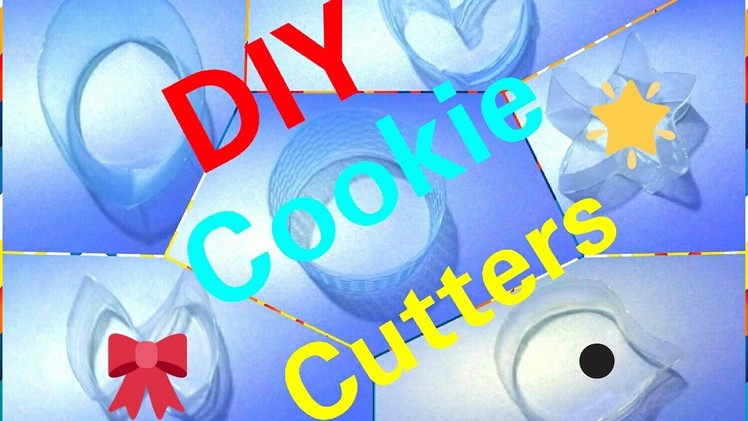 DIY Cookie Cutters Made From Plastic Bottles