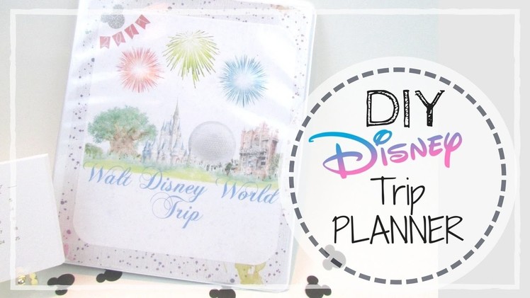 DIY Disney Trip Planner Binder | #DISNEYSERIES | Charity Chanel