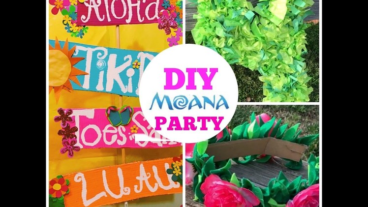 Diy Moana Birthday Party Ideas Cheap and Easy